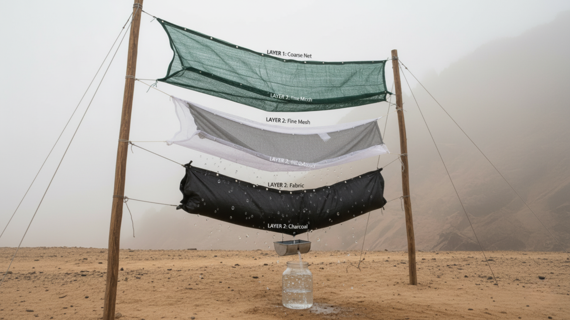 DIY Mesh Filter Net System